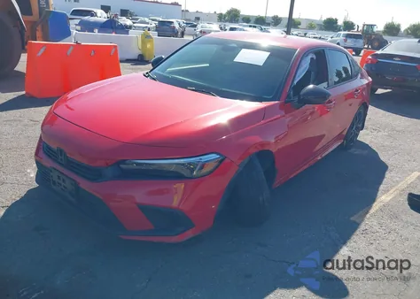 2023 Honda Civic Sport из США, поврежденный, VIN 2HGFE2F57PH513408